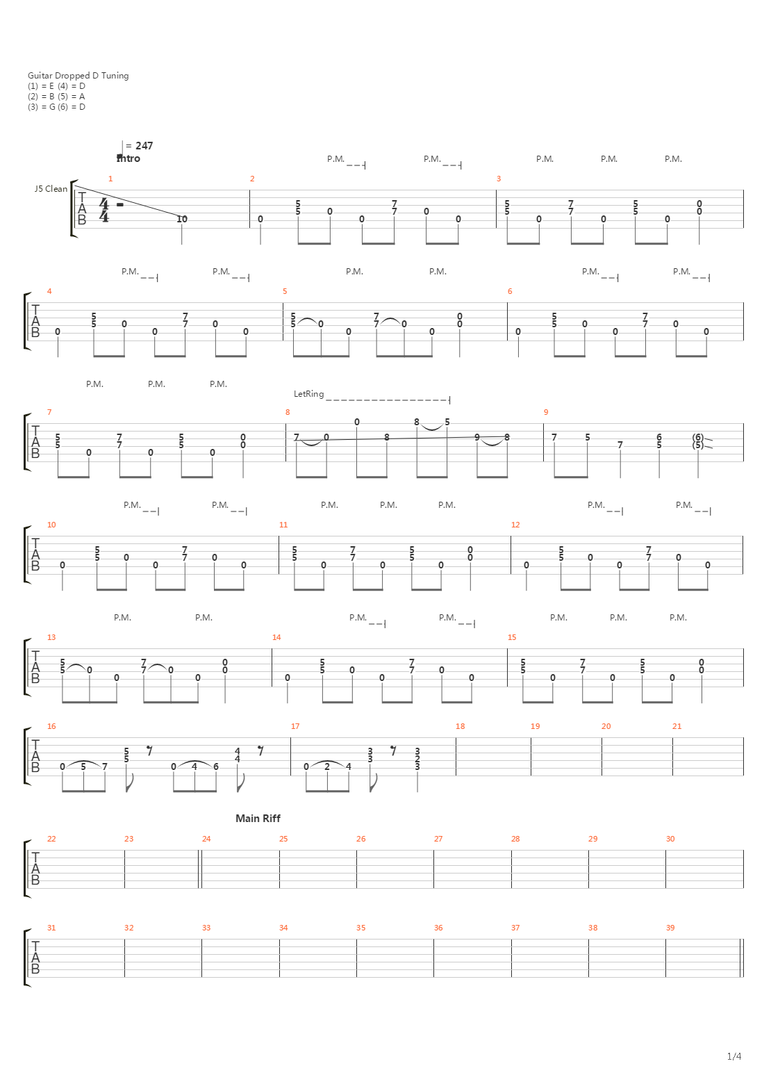 Pulling Strings (Intro)吉他谱