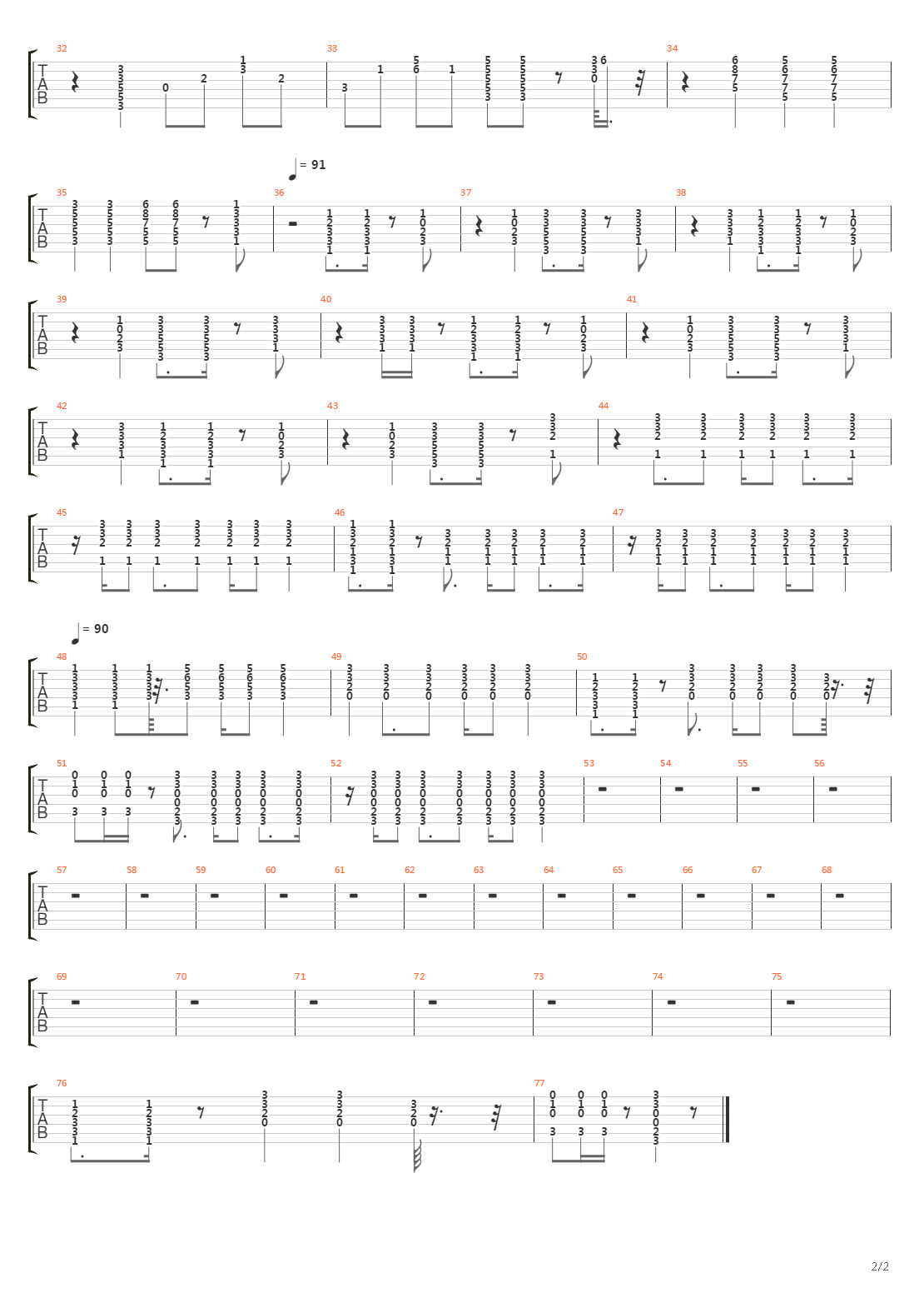 A Corner吉他谱