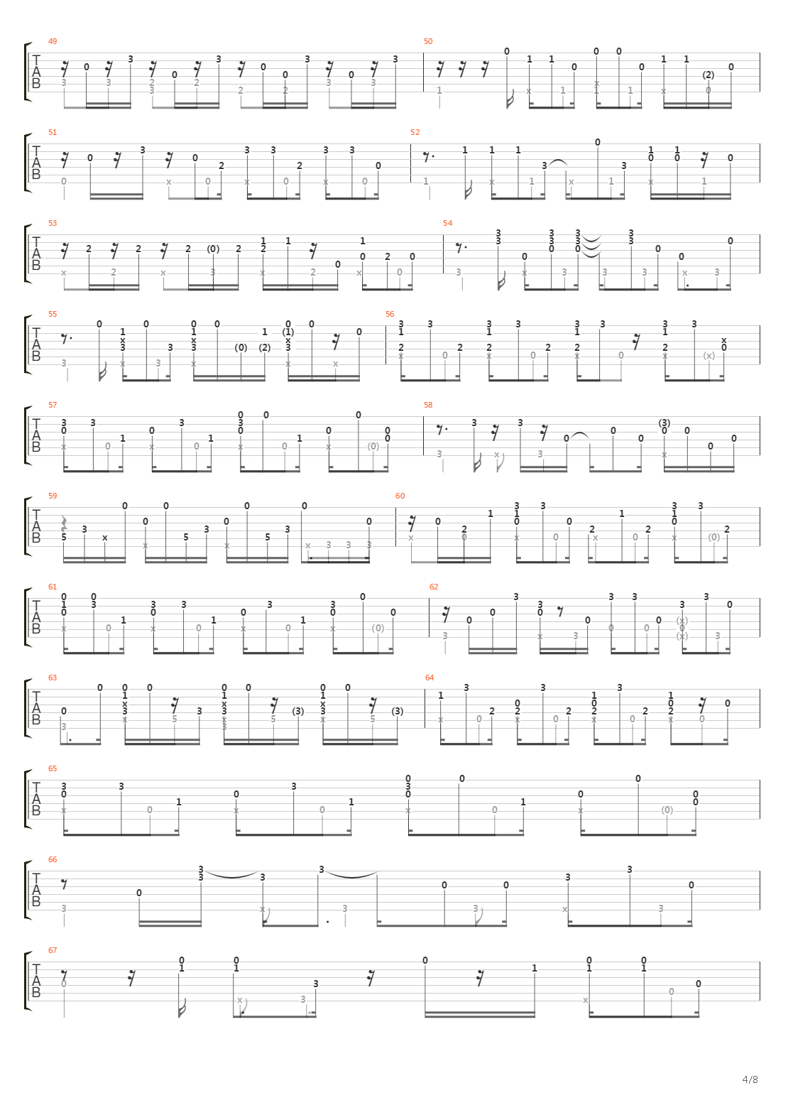 3x5 AsIs Live吉他谱