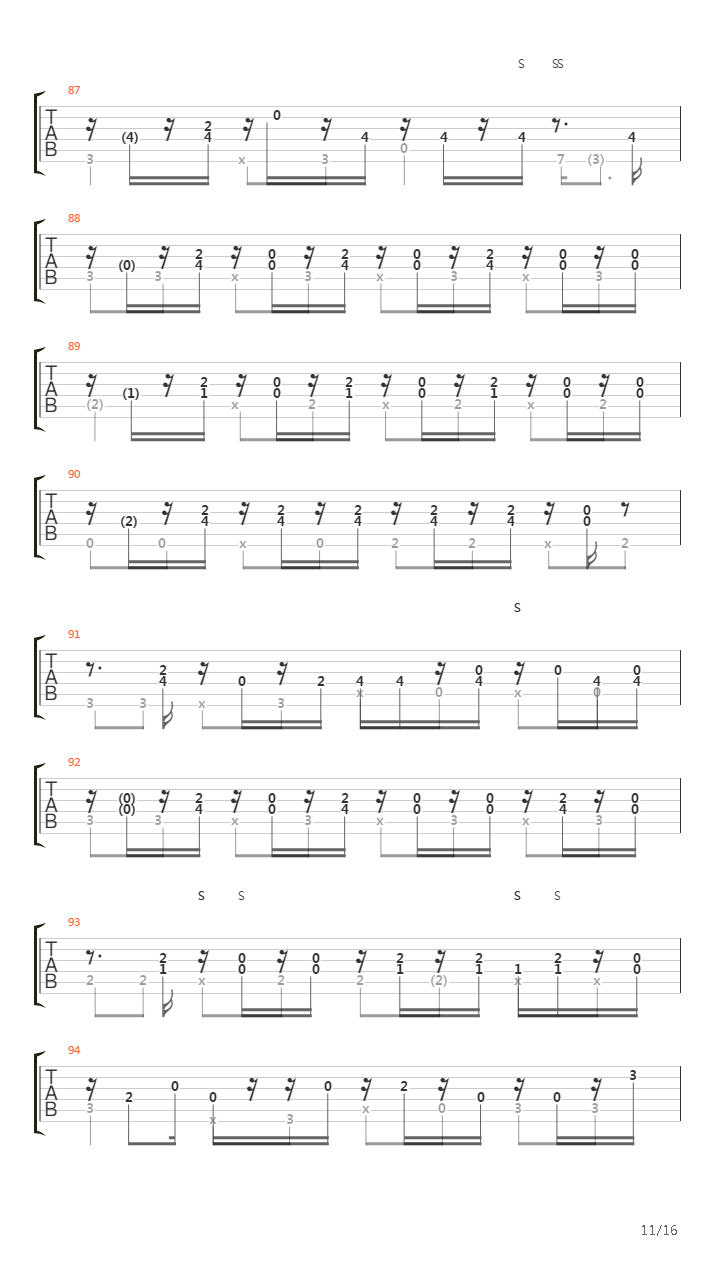 3x5 AsIs Live吉他谱