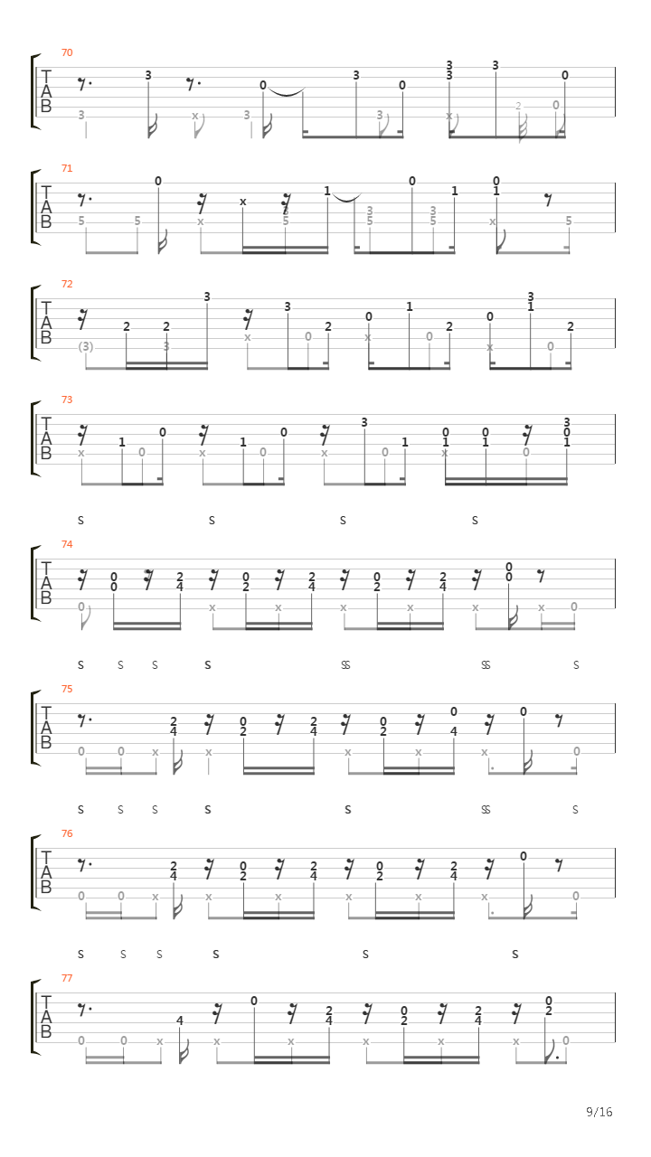 3x5 AsIs Live吉他谱