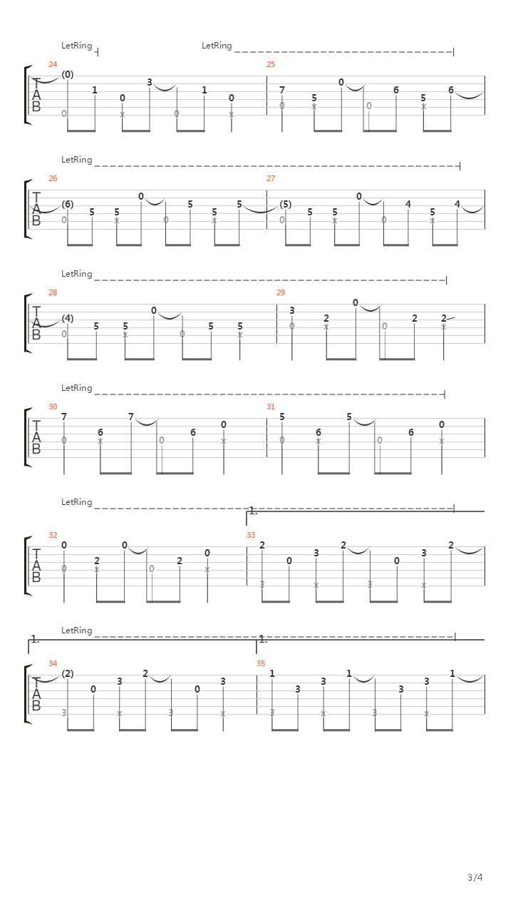 Stop This Train (Simplified Version)(2371)吉他谱