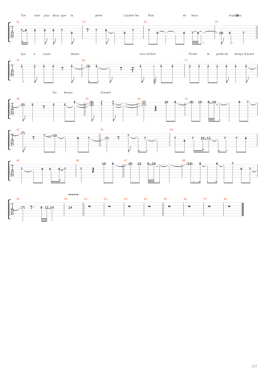 Elmita吉他谱