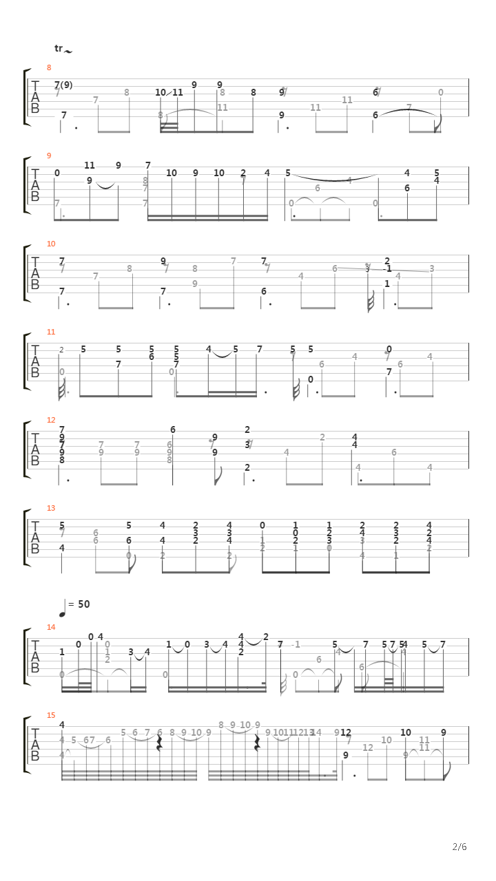 Nocturne Op. 9 No. 2 (Frederic Chopin)吉他谱