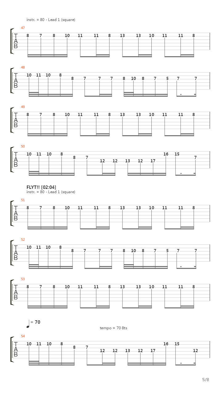 Folke's Final Decision吉他谱