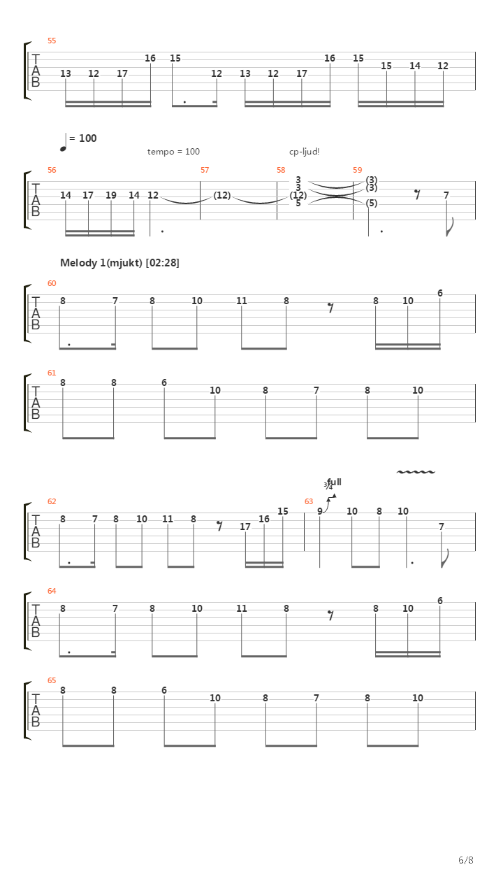 Folke's Final Decision吉他谱