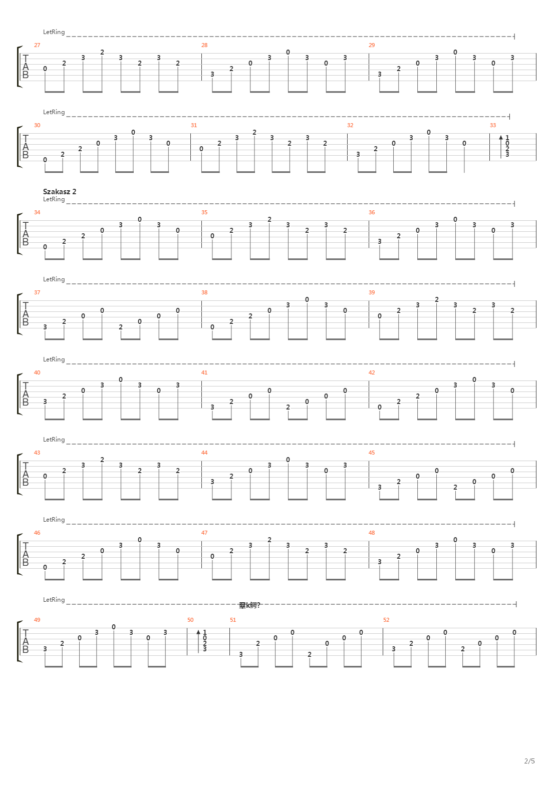 Angyal吉他谱