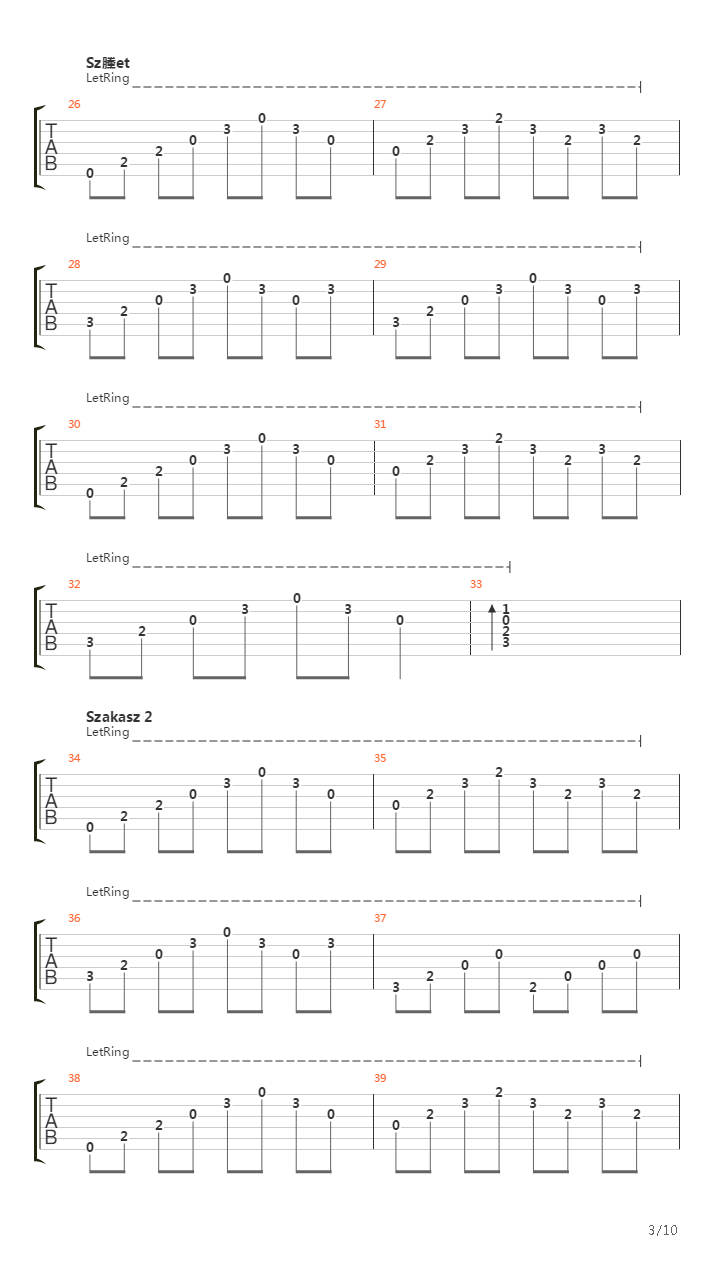 Angyal吉他谱