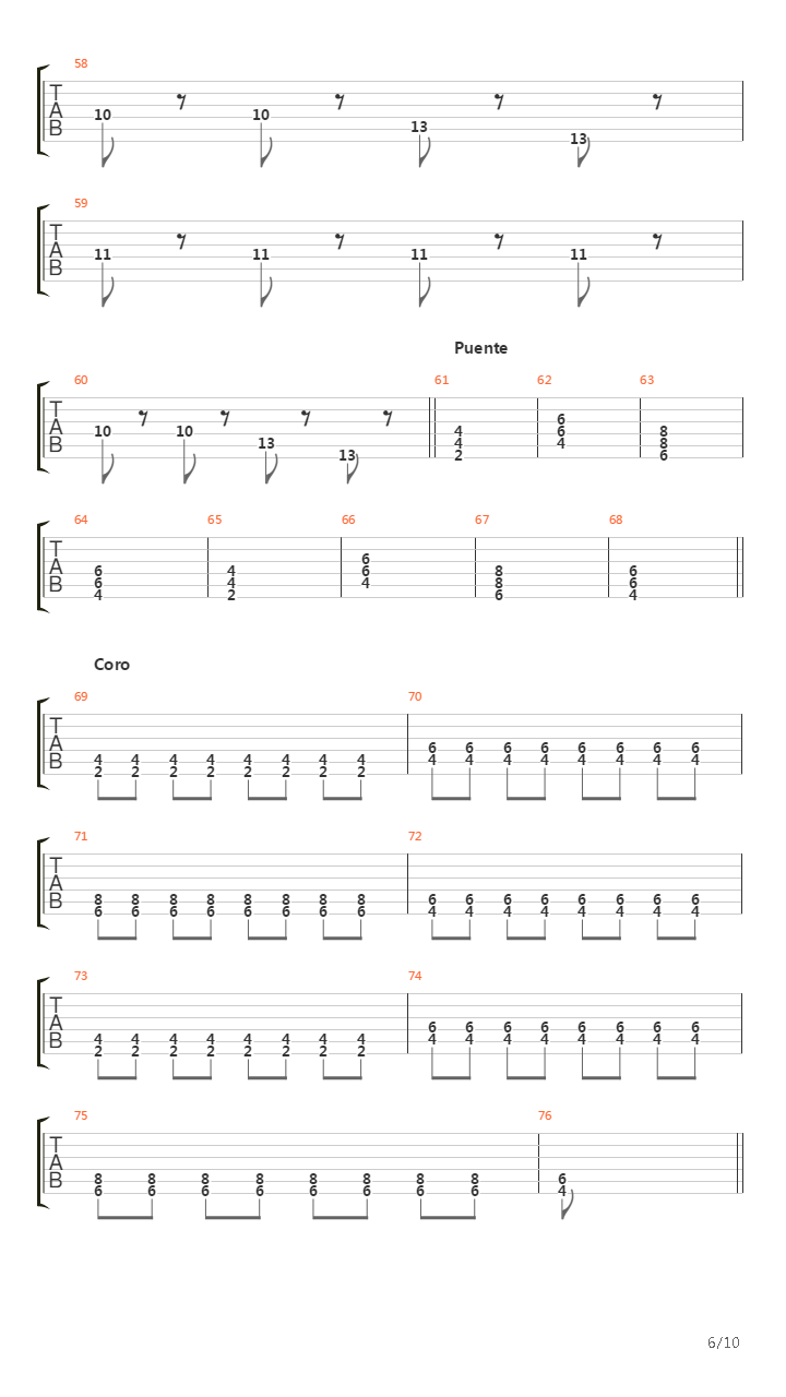 Dark Horse ( Electric Guitar Version )吉他谱