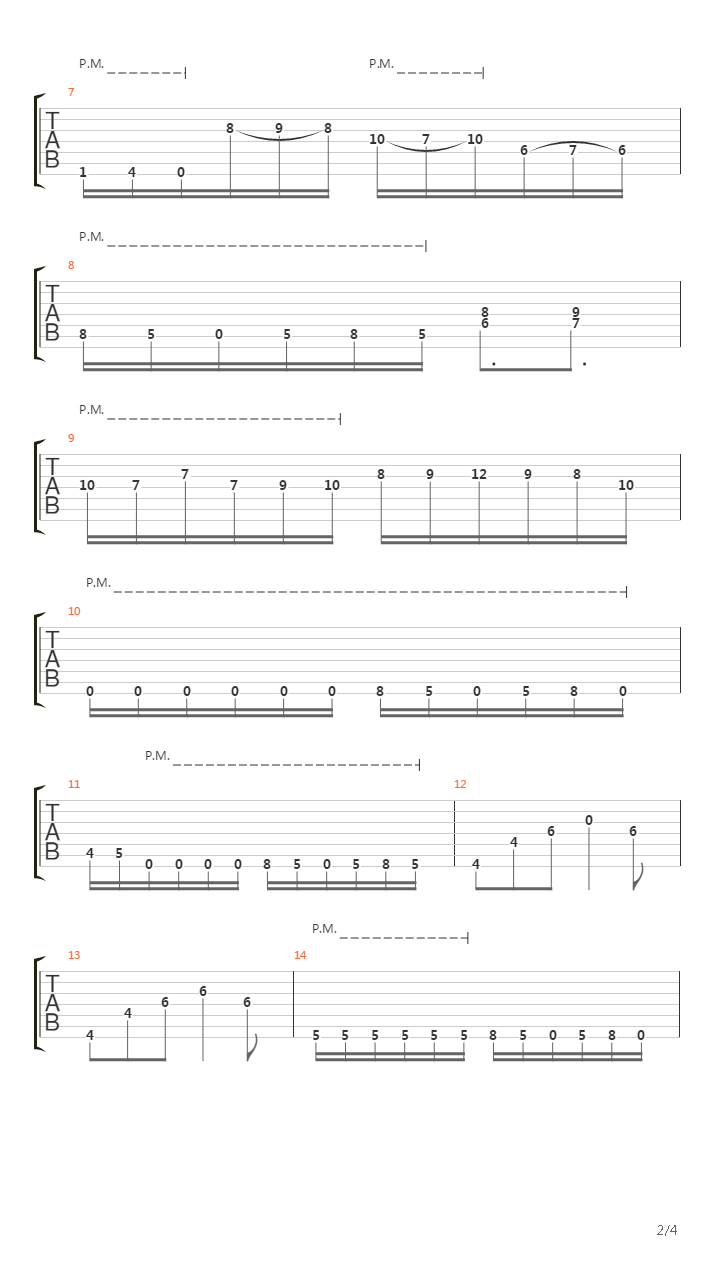 S.D 7-String Bridge Pickup Comparison吉他谱