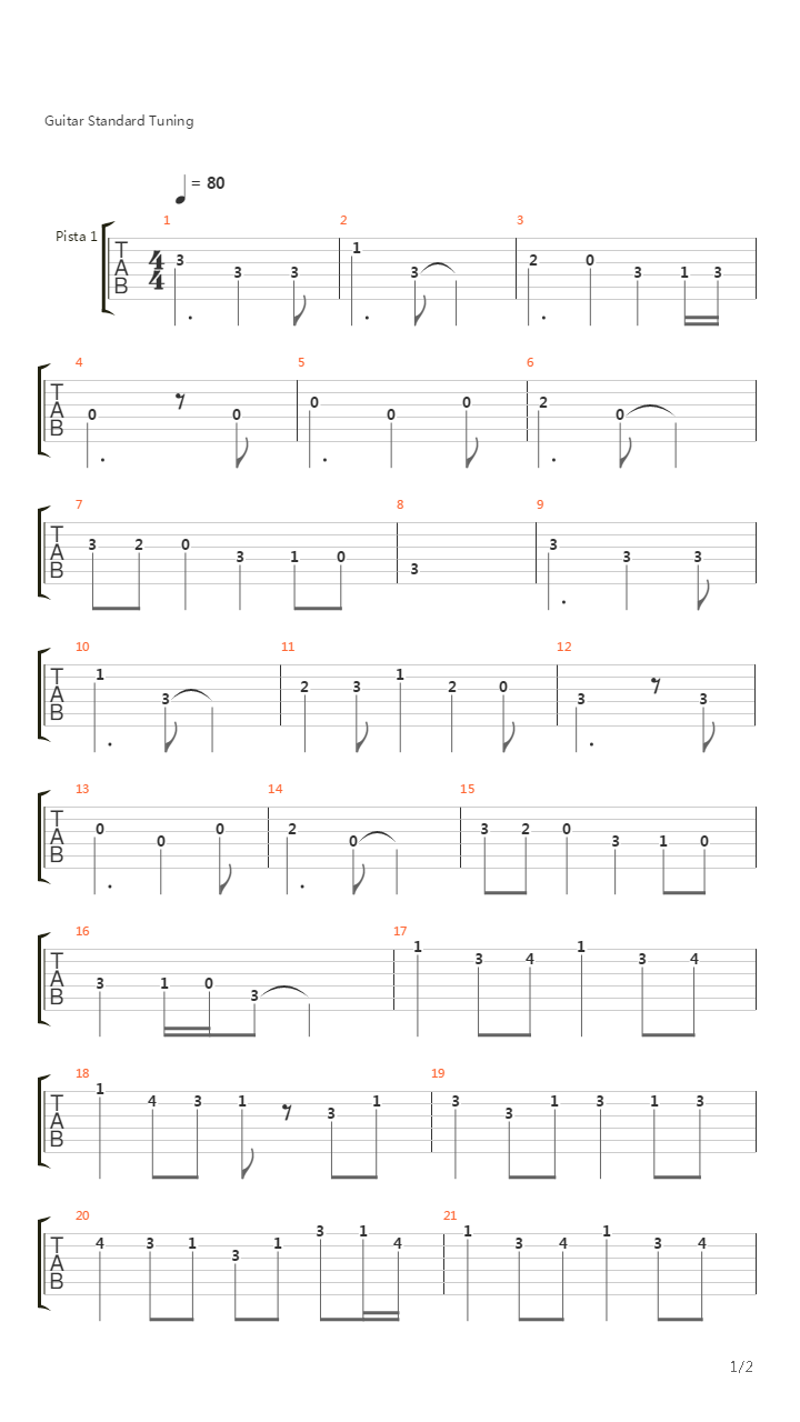 Musica De Casamento吉他谱