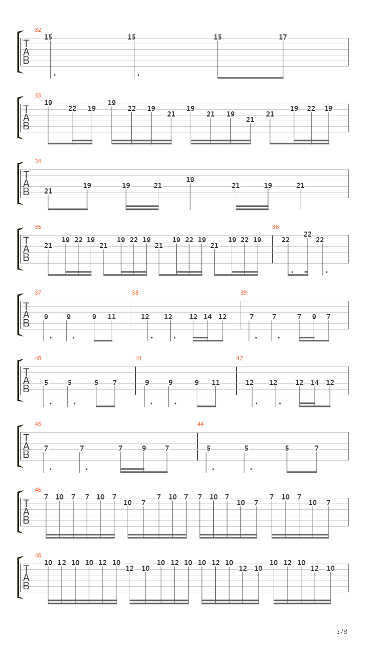 Timber (Metal Version)吉他谱