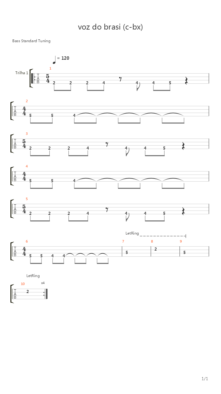 A Voz Do Brasil吉他谱