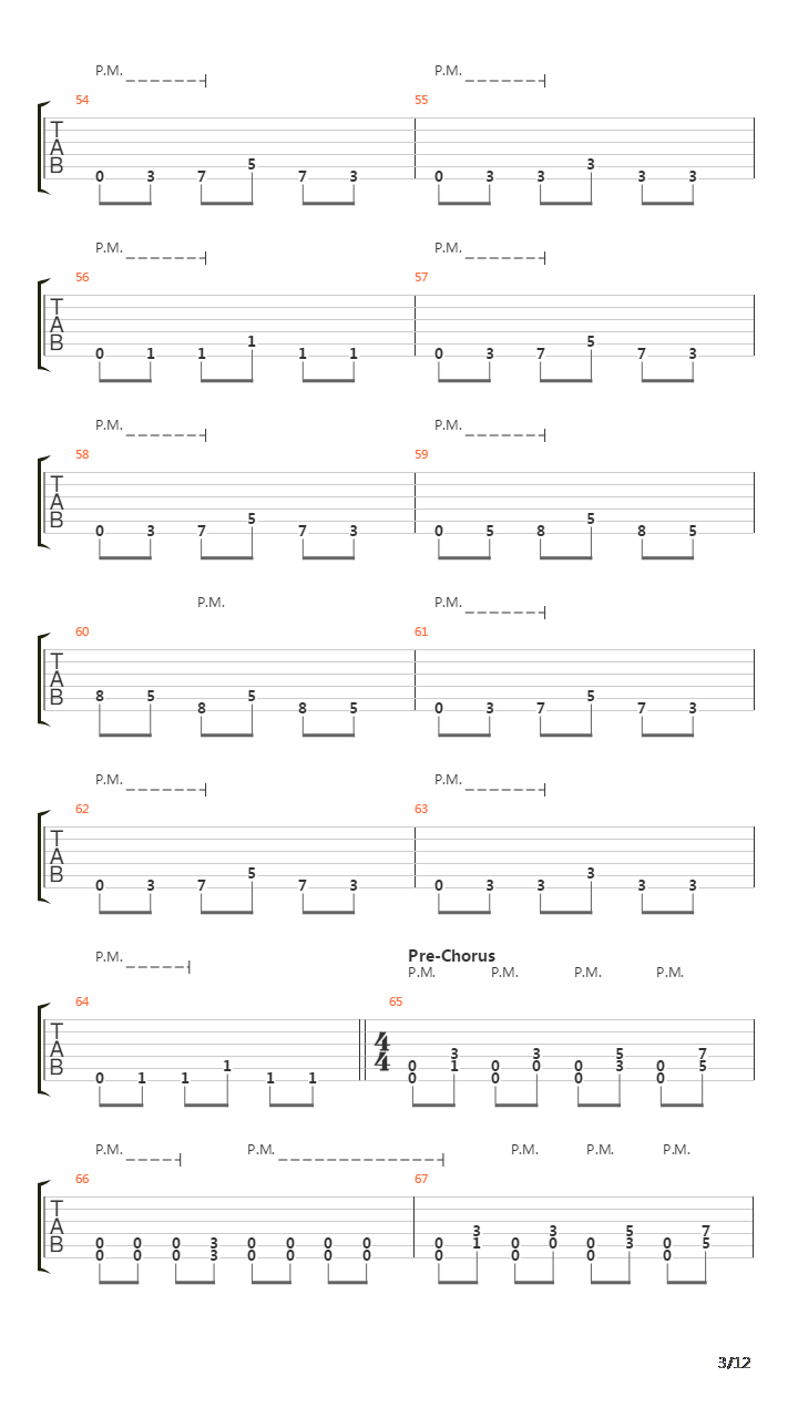 The Element Of One吉他谱