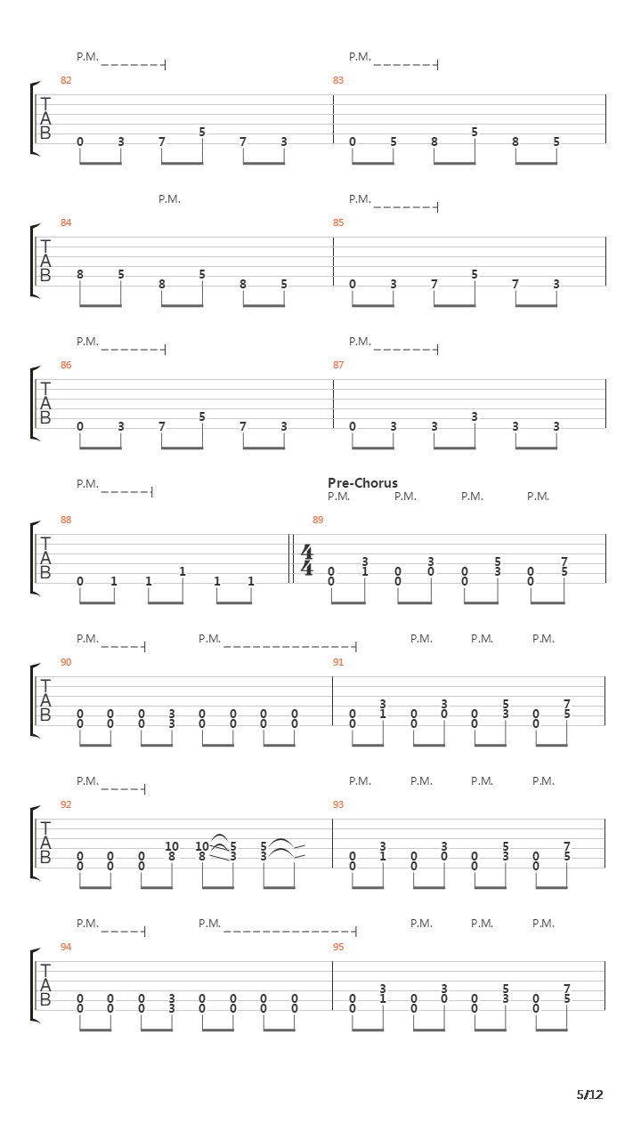 The Element Of One吉他谱