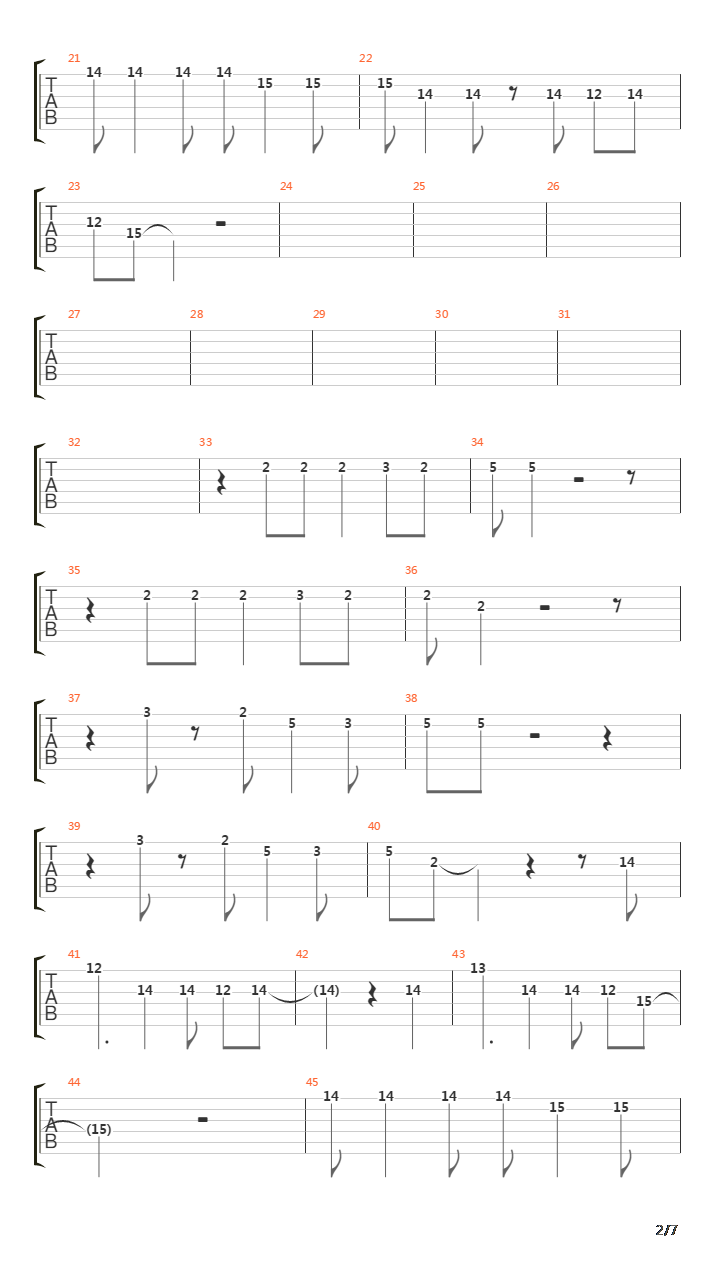 Aurora吉他谱