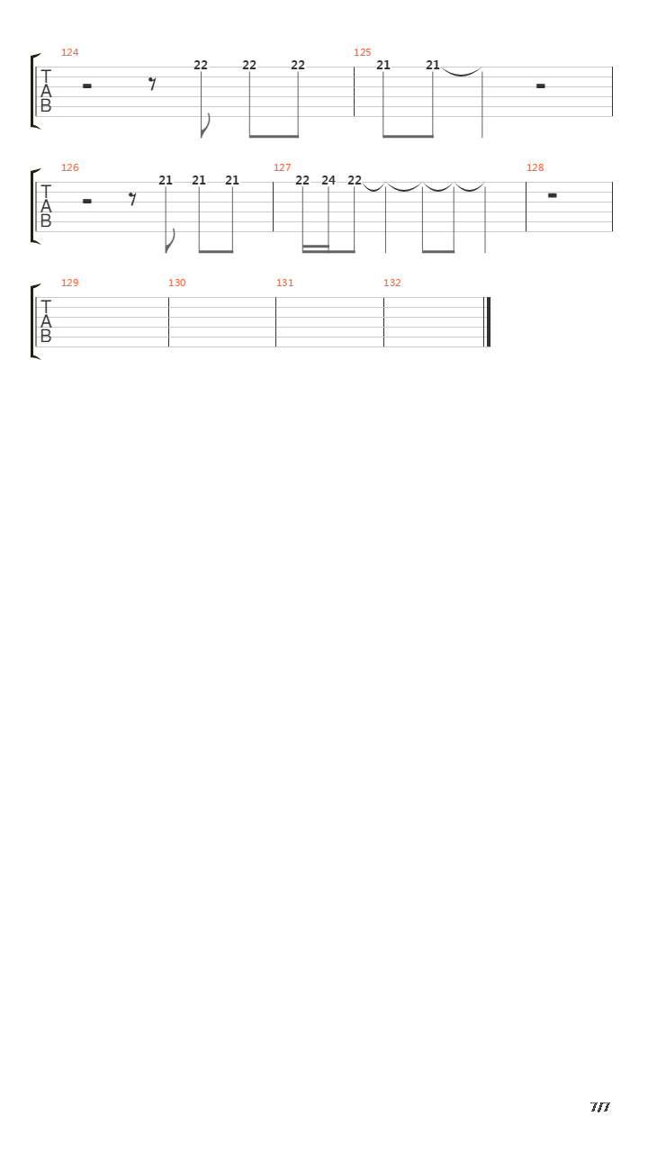 Aurora吉他谱