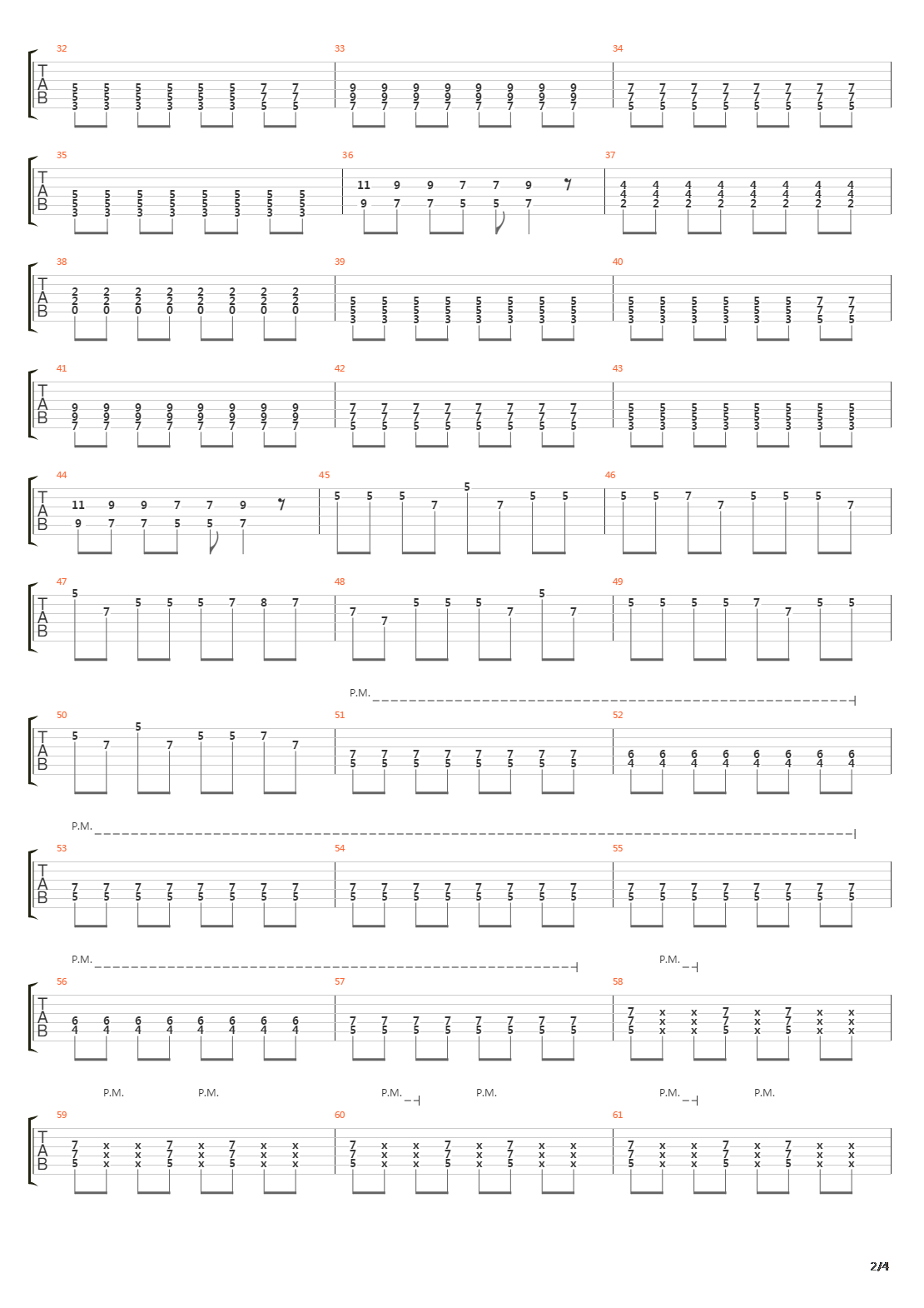 Last Train吉他谱