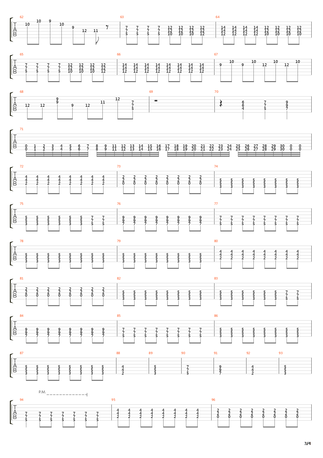 Last Train吉他谱