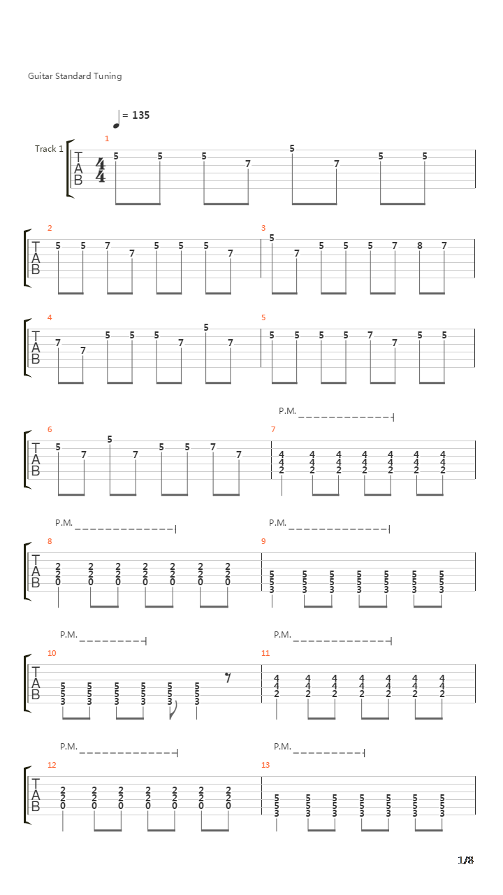Last Train吉他谱