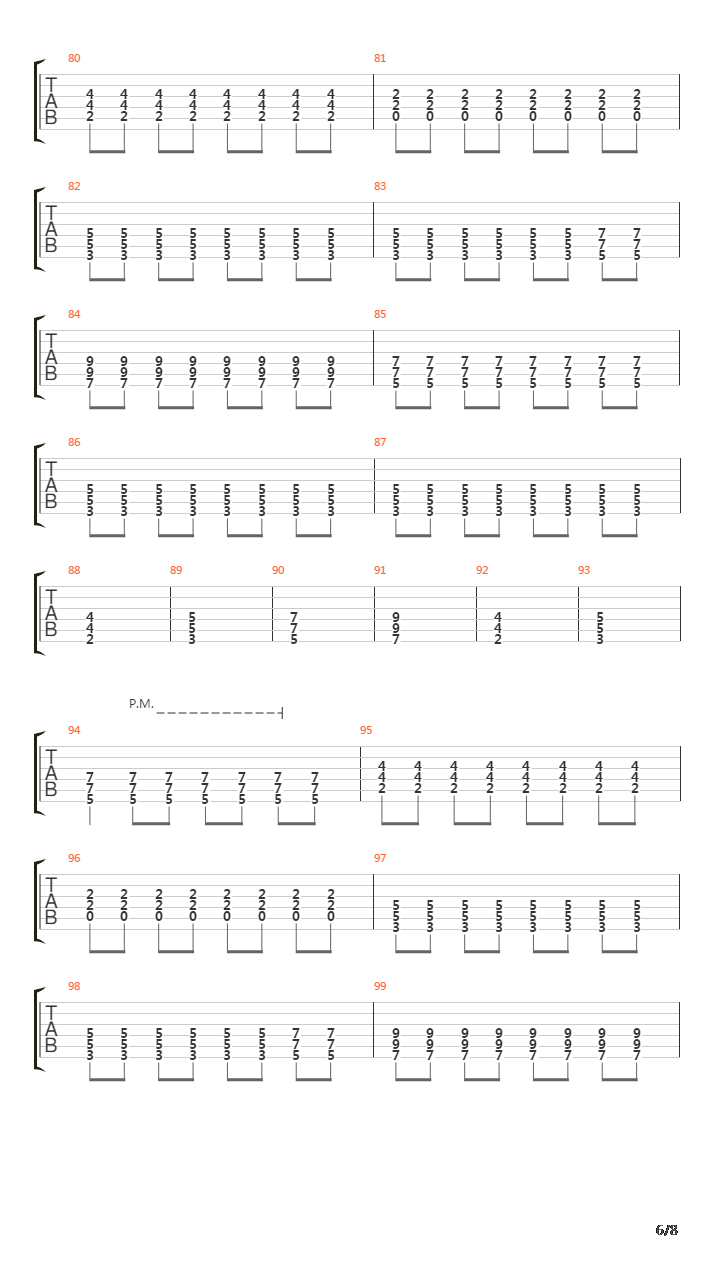 Last Train吉他谱