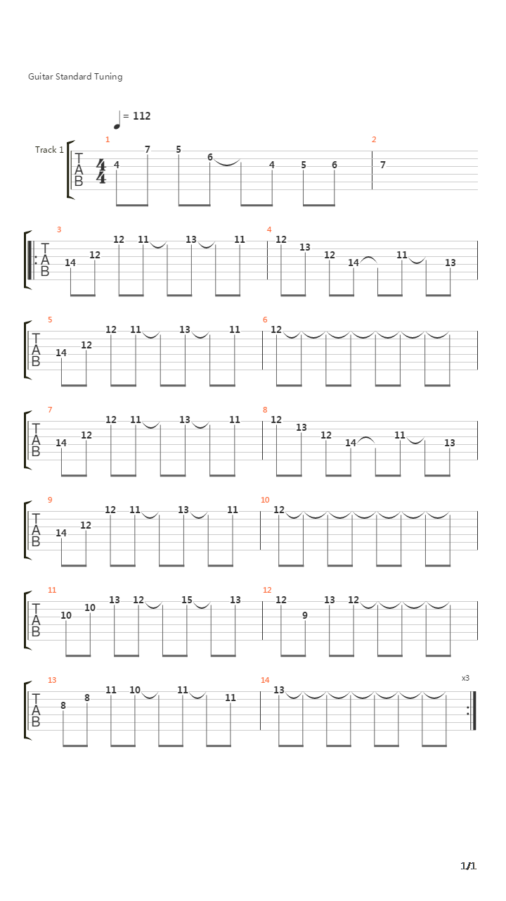 Super Mario Bros 3 - Underwater Theme吉他谱