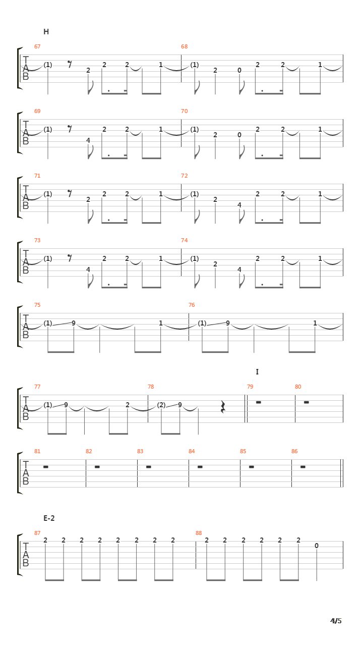 Blame Version 3吉他谱