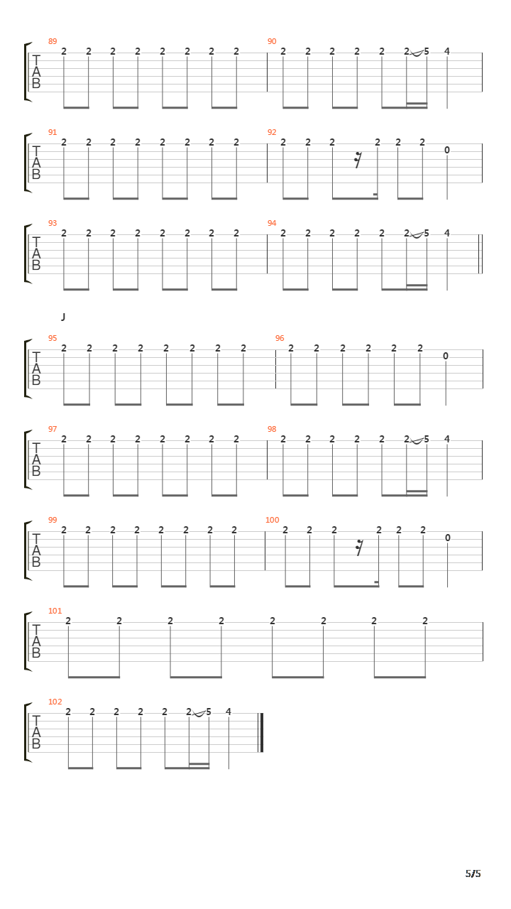 Blame Version 3吉他谱