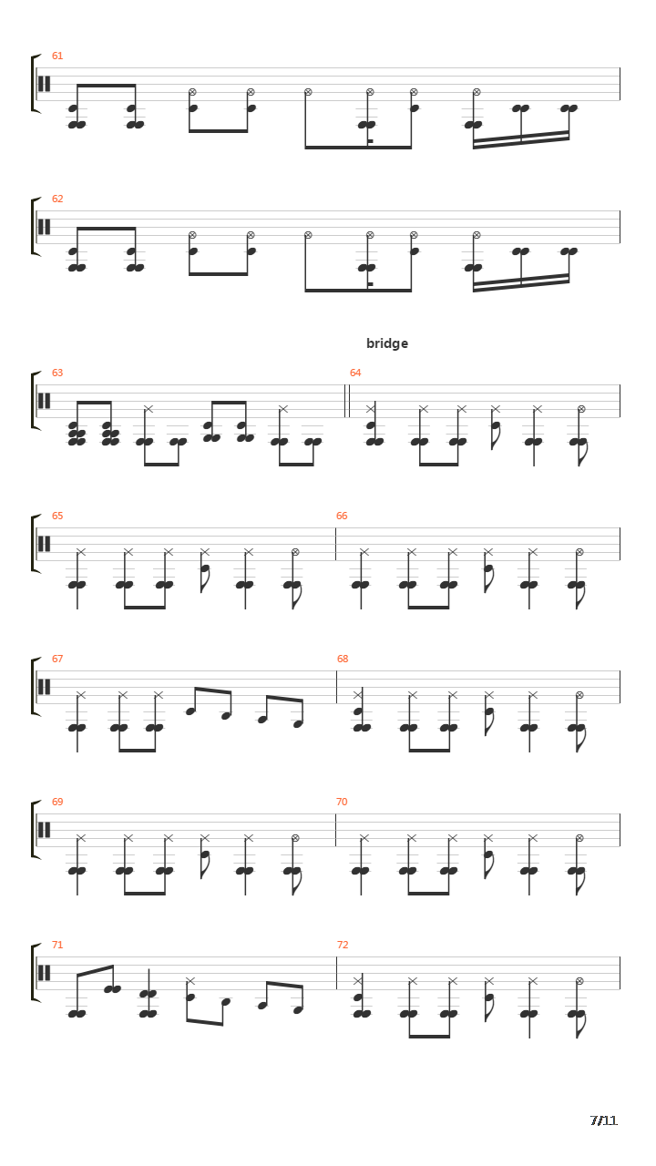 Starting Over吉他谱