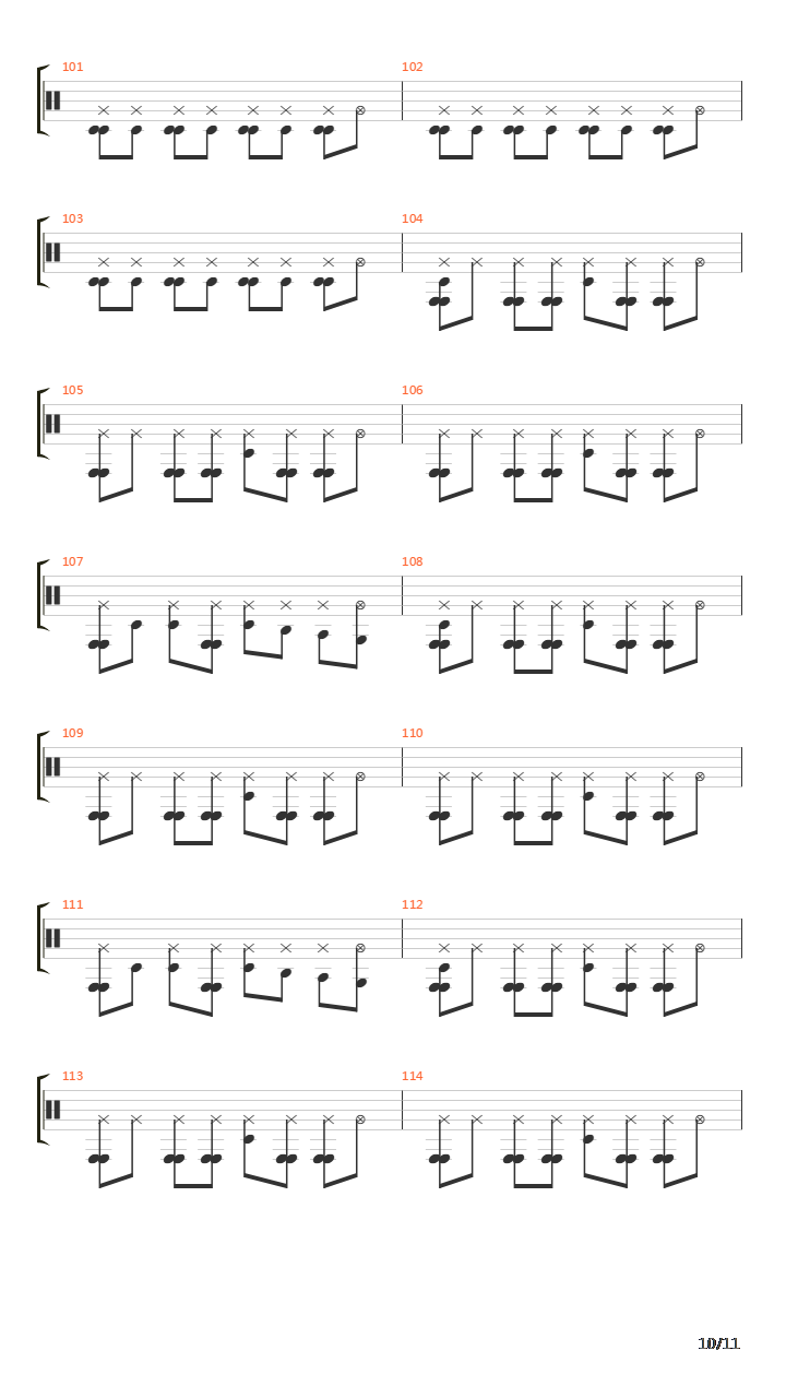 Starting Over吉他谱