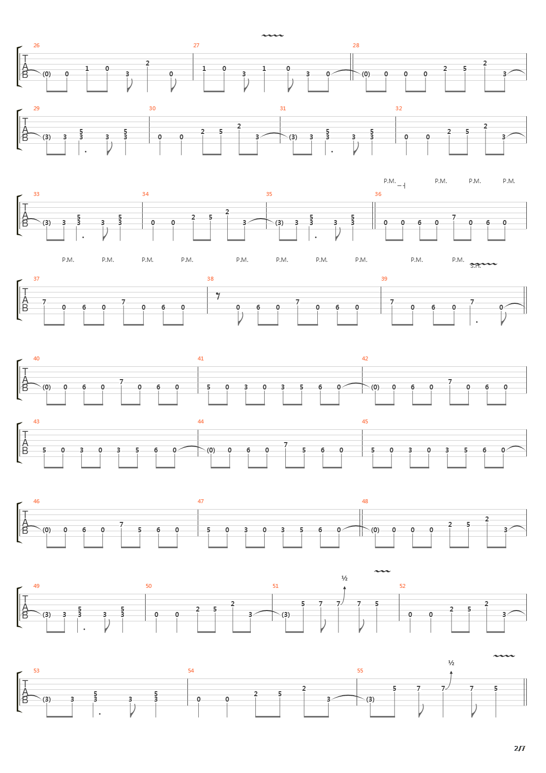 (Beginning of What's About to Happen) Hwy'74吉他谱