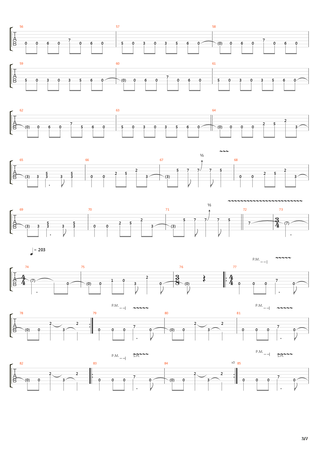 (Beginning of What's About to Happen) Hwy'74吉他谱