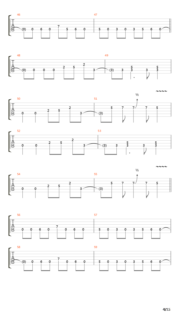 (Beginning of What's About to Happen) Hwy'74吉他谱