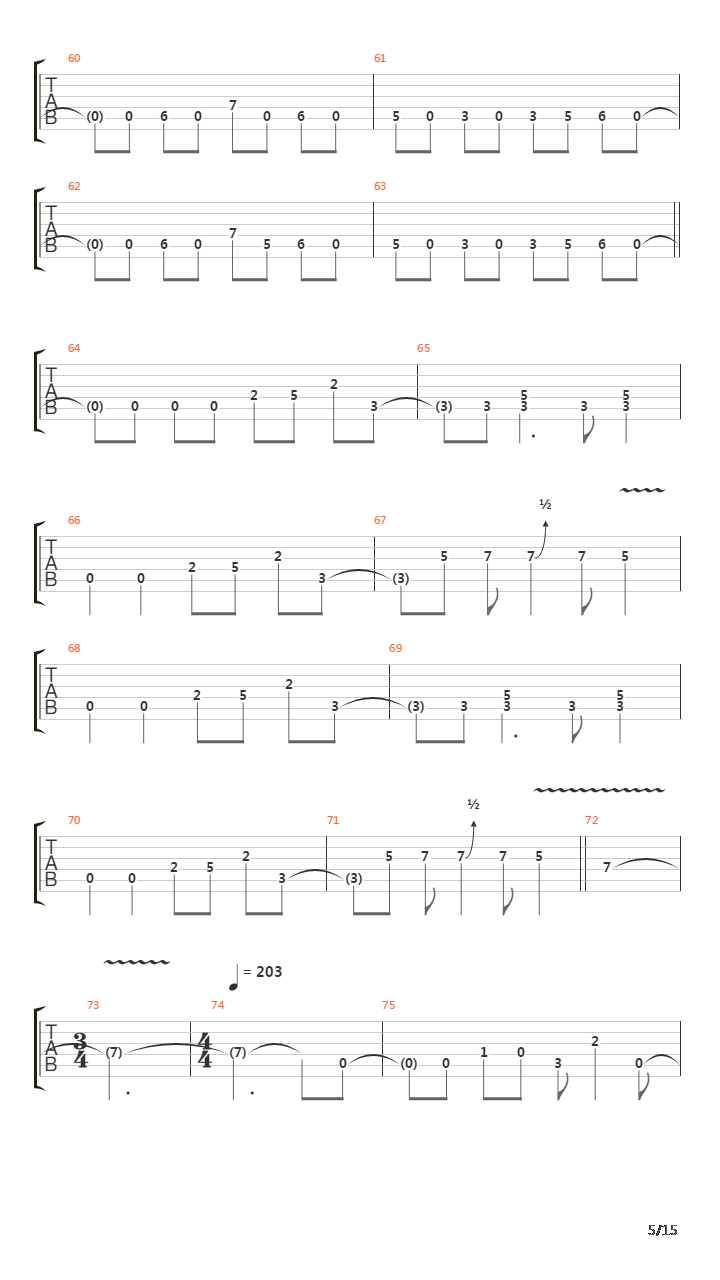 (Beginning of What's About to Happen) Hwy'74吉他谱