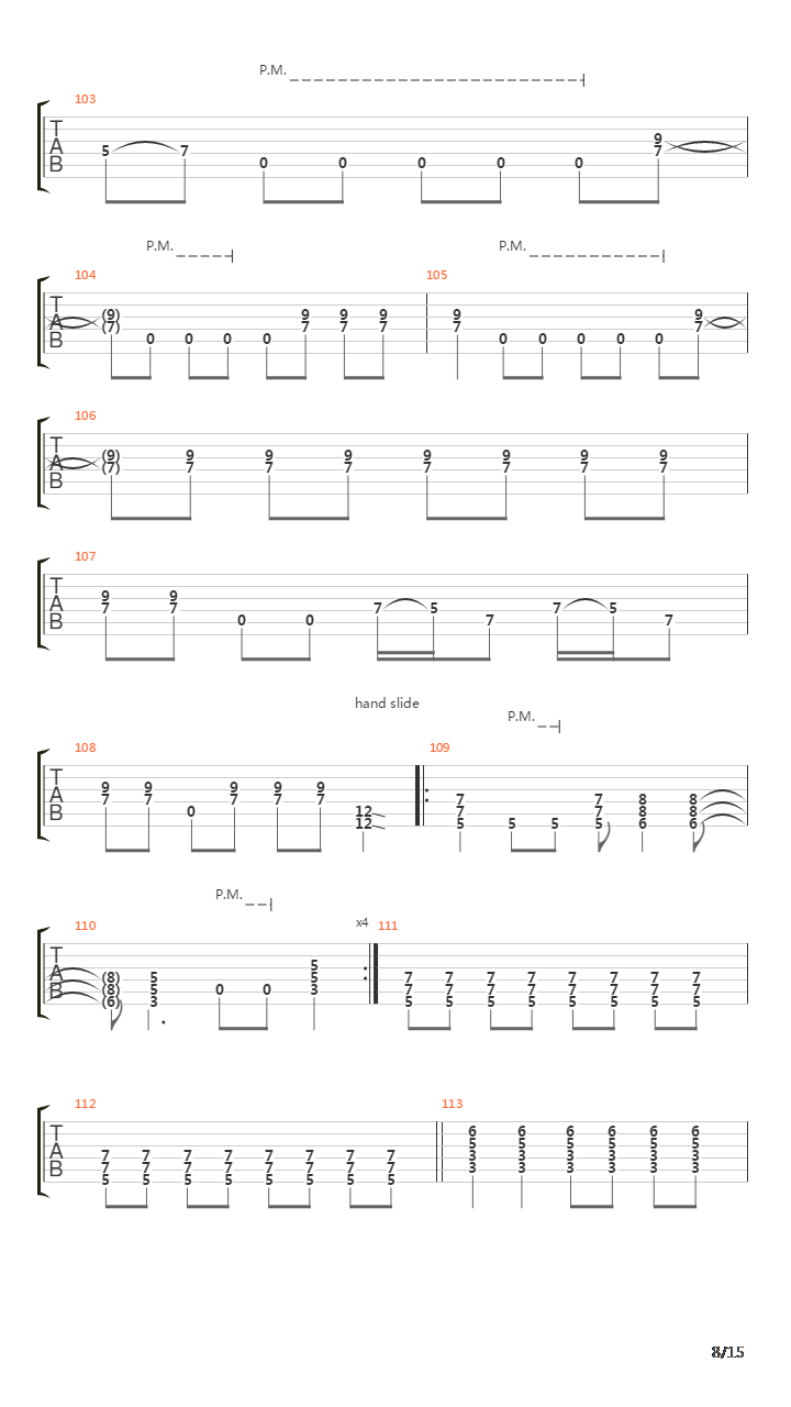 (Beginning of What's About to Happen) Hwy'74吉他谱