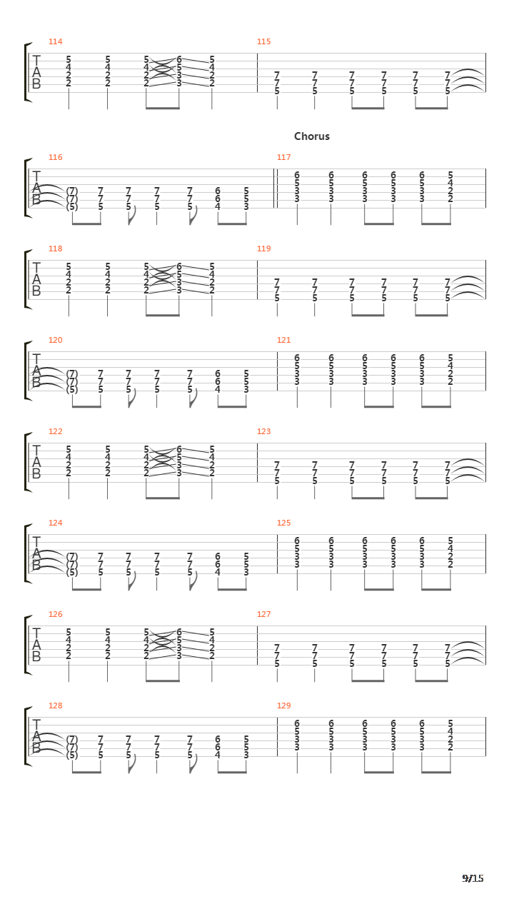 (Beginning of What's About to Happen) Hwy'74吉他谱