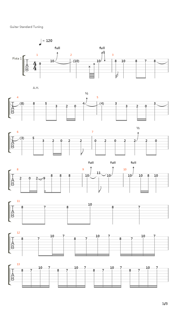 La Balada del Diablo y La Muerte (Solo)吉他谱