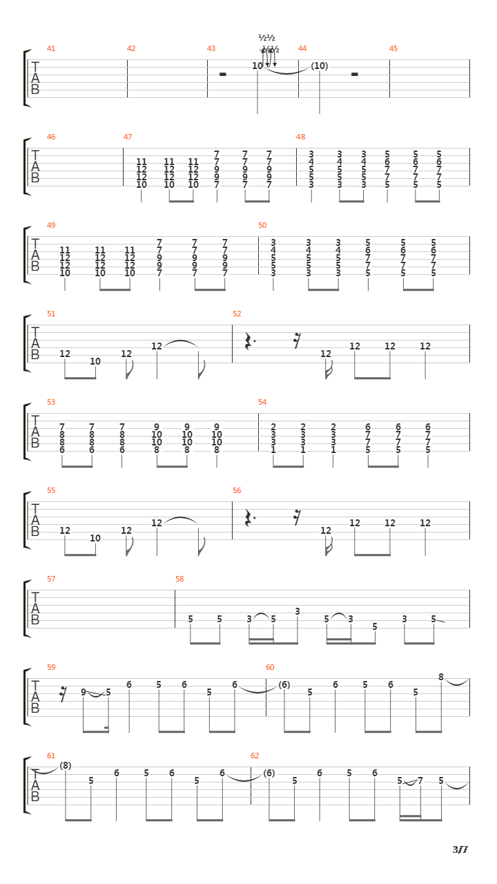 Znowu Pada Deszcz吉他谱