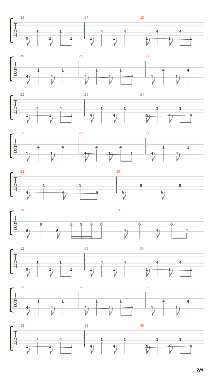 Barbarossa吉他谱