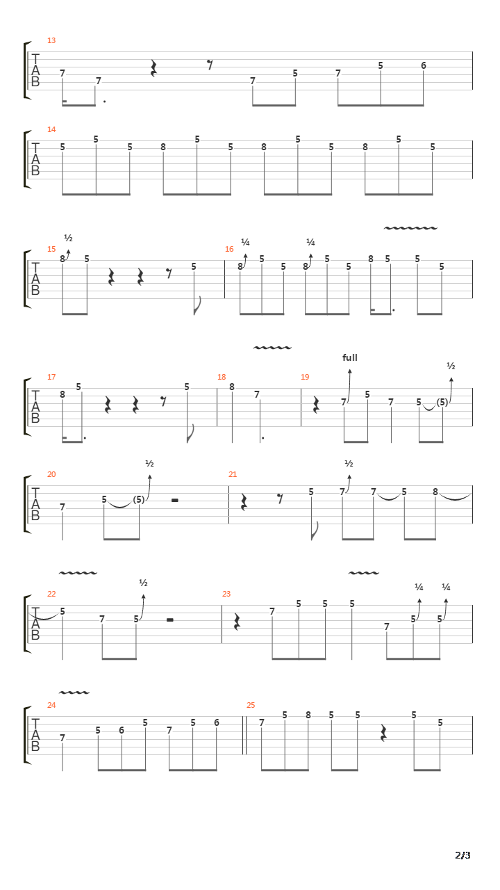 Blues Shuffle-Key Of A吉他谱