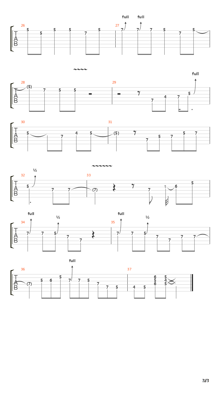 Blues Shuffle-Key Of A吉他谱