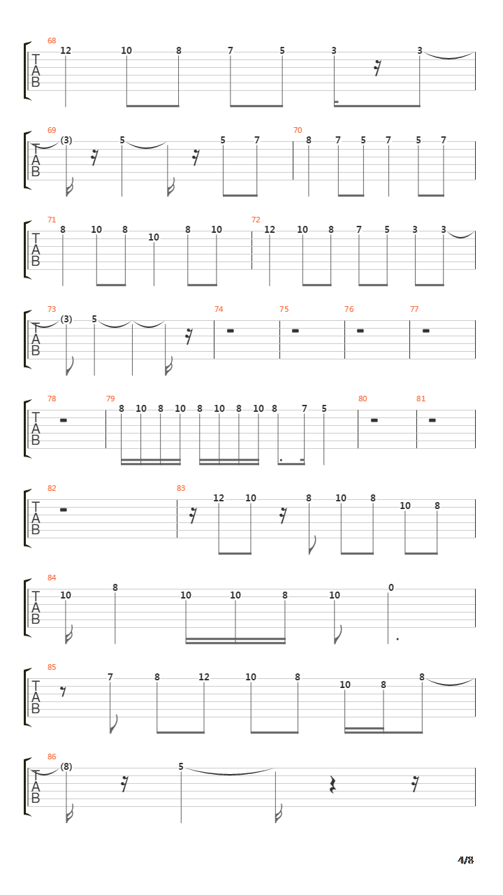 Stairway To Heaven (+ Voice line)吉他谱