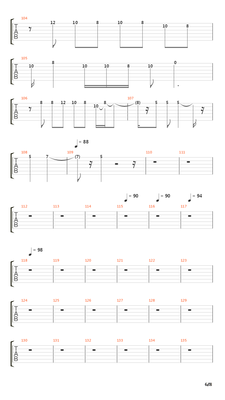 Stairway To Heaven (+ Voice line)吉他谱