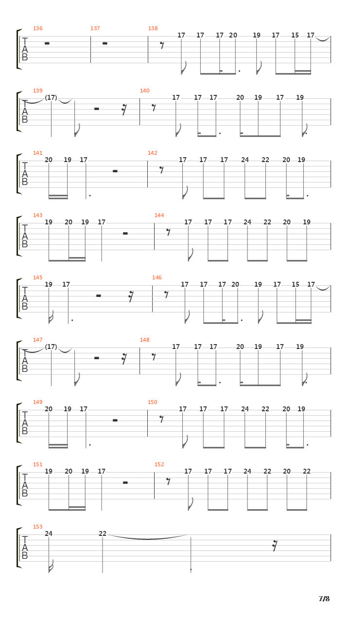 Stairway To Heaven (+ Voice line)吉他谱