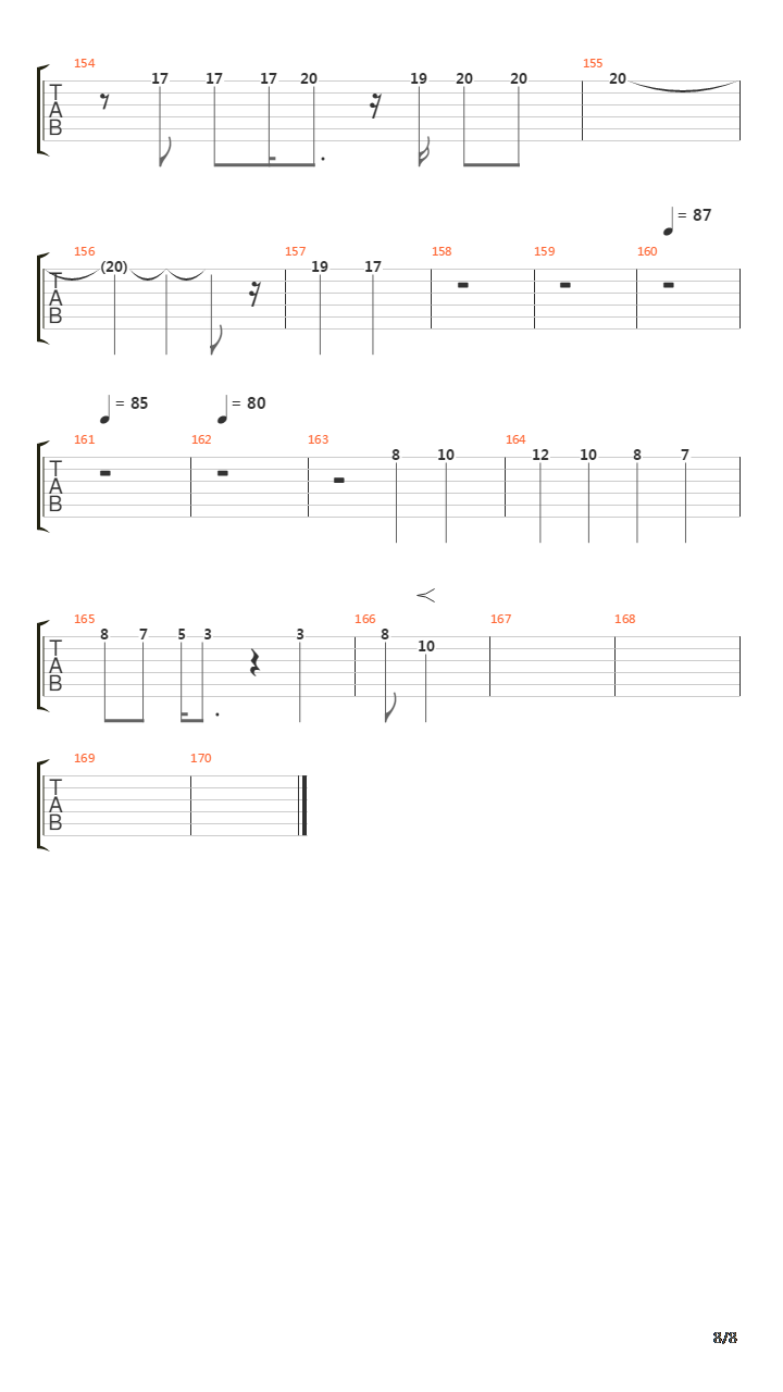 Stairway To Heaven (+ Voice line)吉他谱