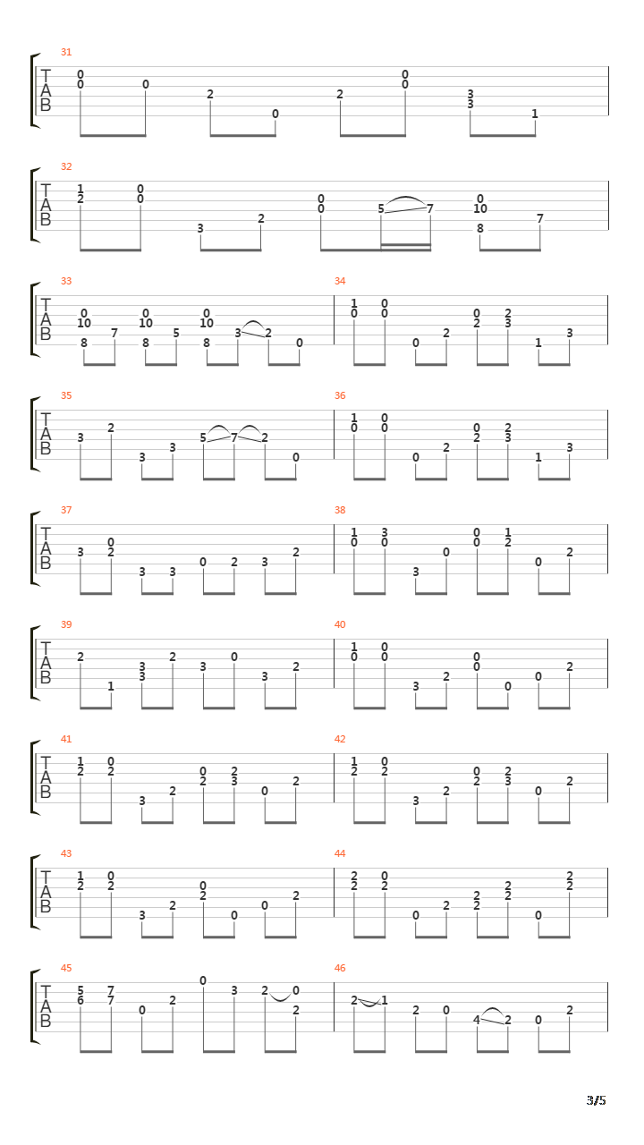 Accordion Bells吉他谱