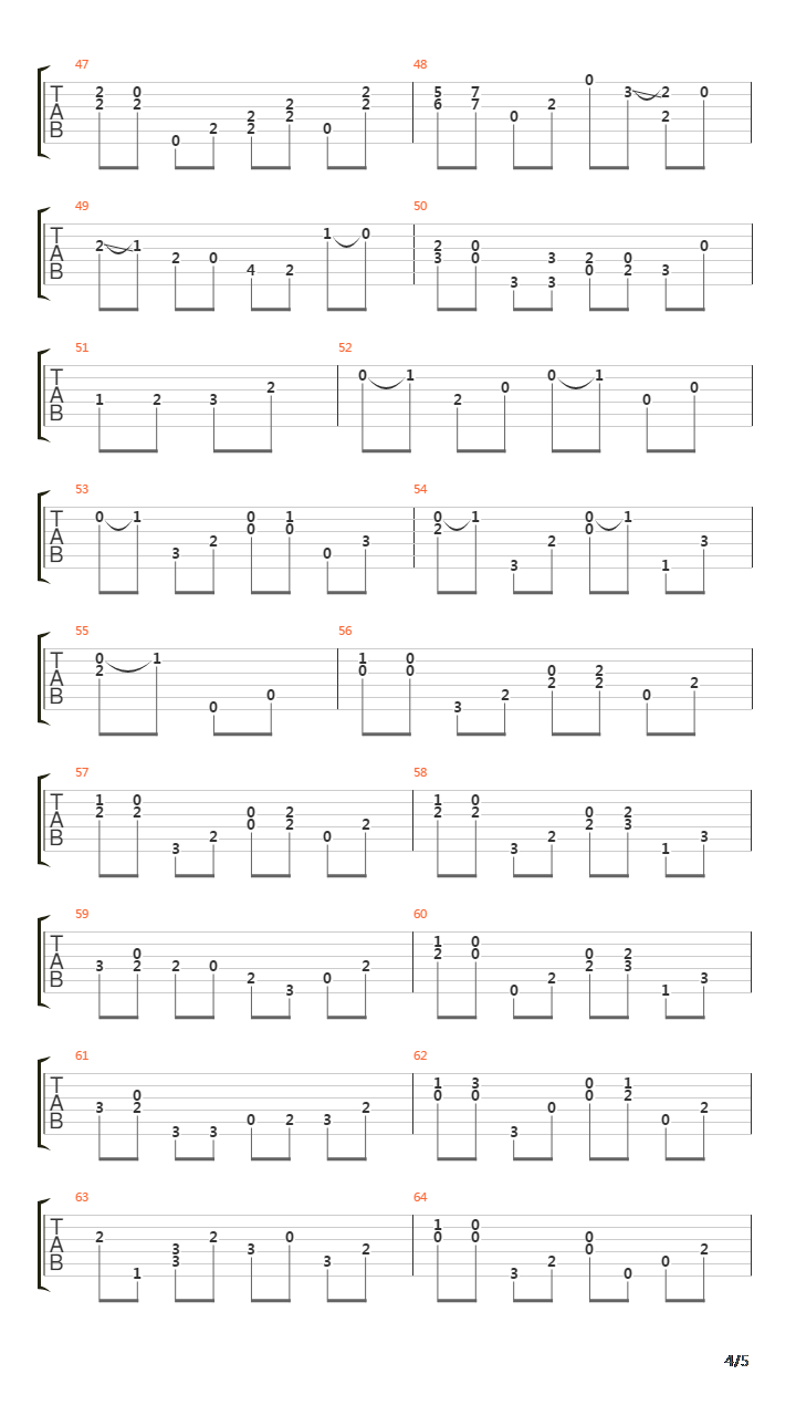 Accordion Bells吉他谱