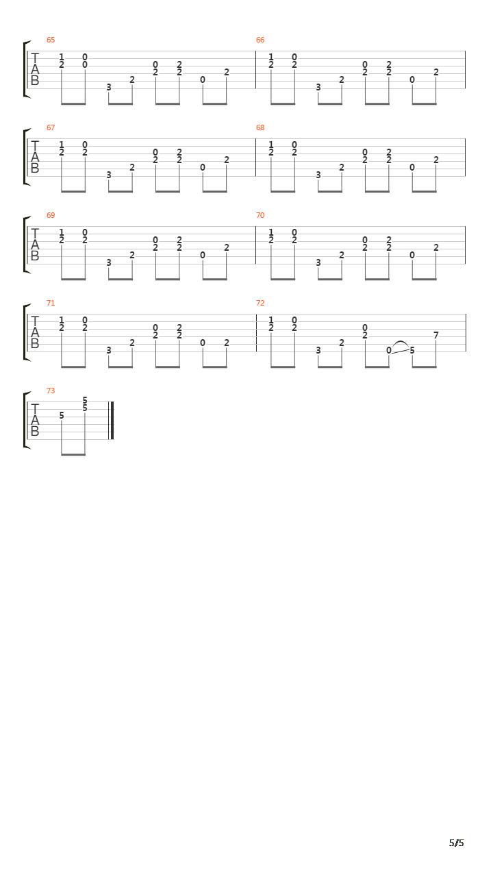 Accordion Bells吉他谱