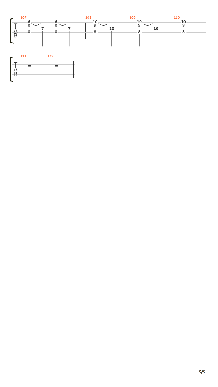 L'eau吉他谱
