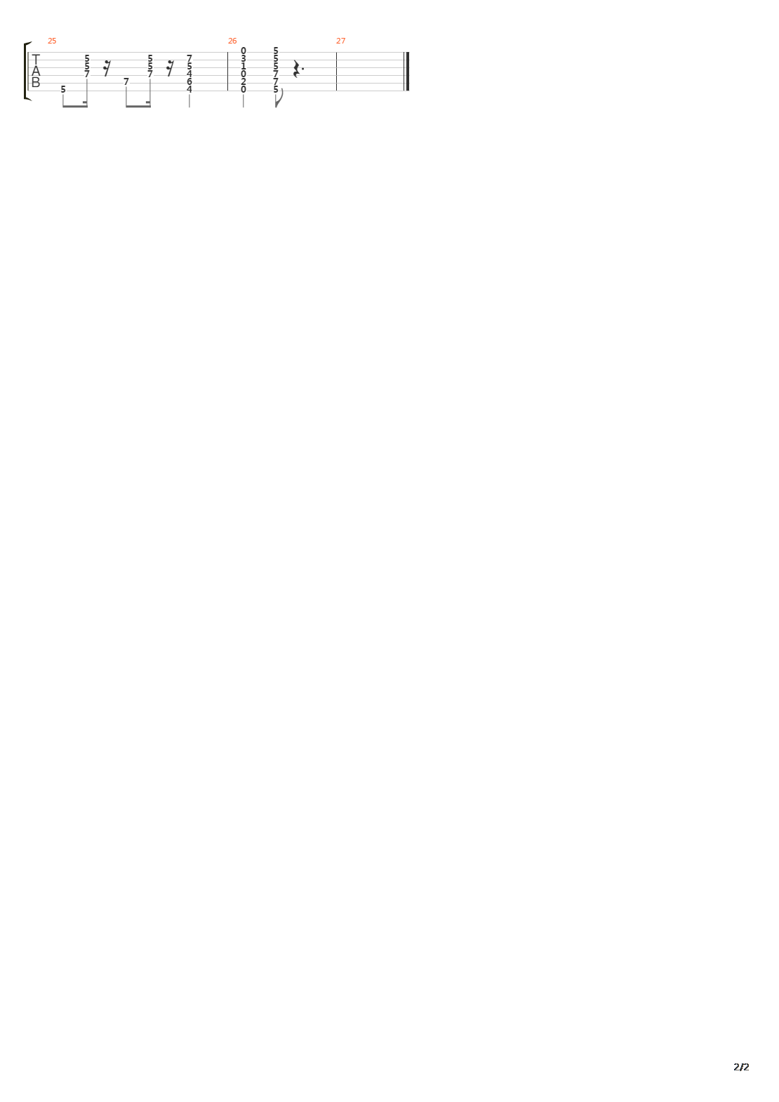 Le Taxi吉他谱